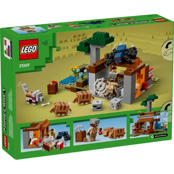 LEGO Minecraft Armadillo Maden Keşfi