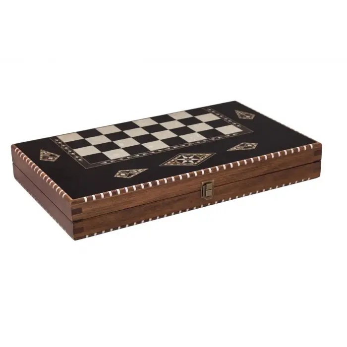 Helena Wood Art King Tavla Geniş Siyah