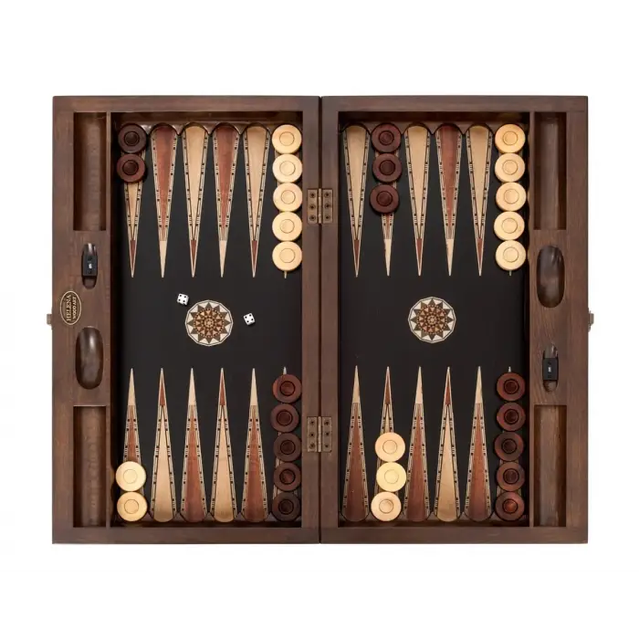 Helena Wood Art King Tavla Geniş Siyah