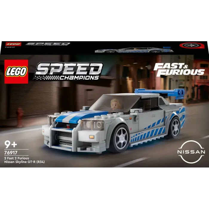 LEGO Speed Champions Daha Hızlı Daha Öfkeli Nissan Skyline GT-R (R34)