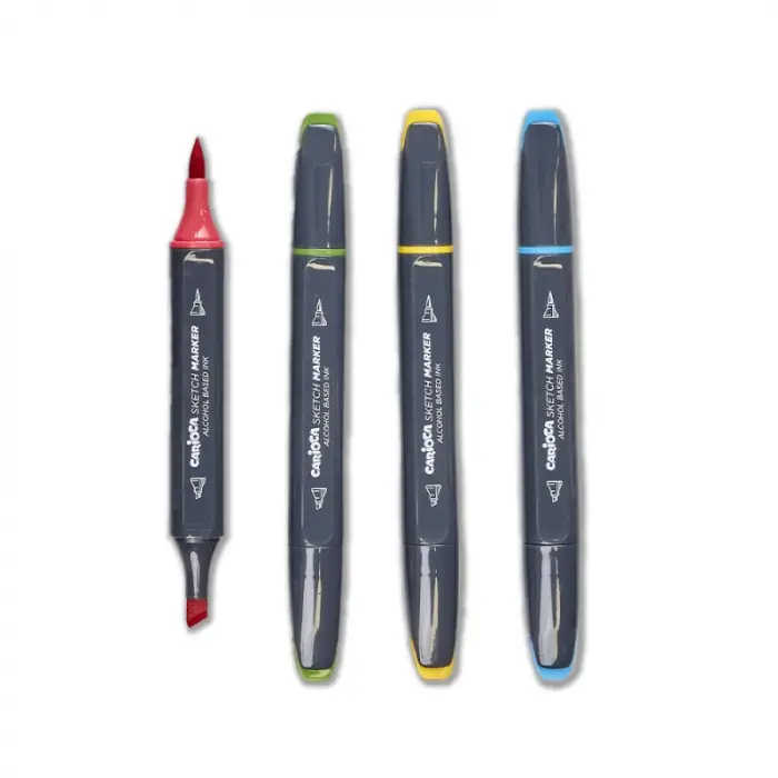CARİOCA PLUS SKETCH MARKER ÇİFT TARAFLI ÇİZİM KALEMİ 32 RENK