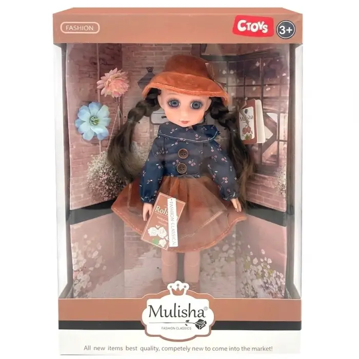 Klasik Moda Aksesuarlı Oyuncak Bebek