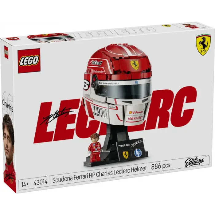 LEGO Editions Scuderia Ferrari HP Charles Leclerc Kaskı