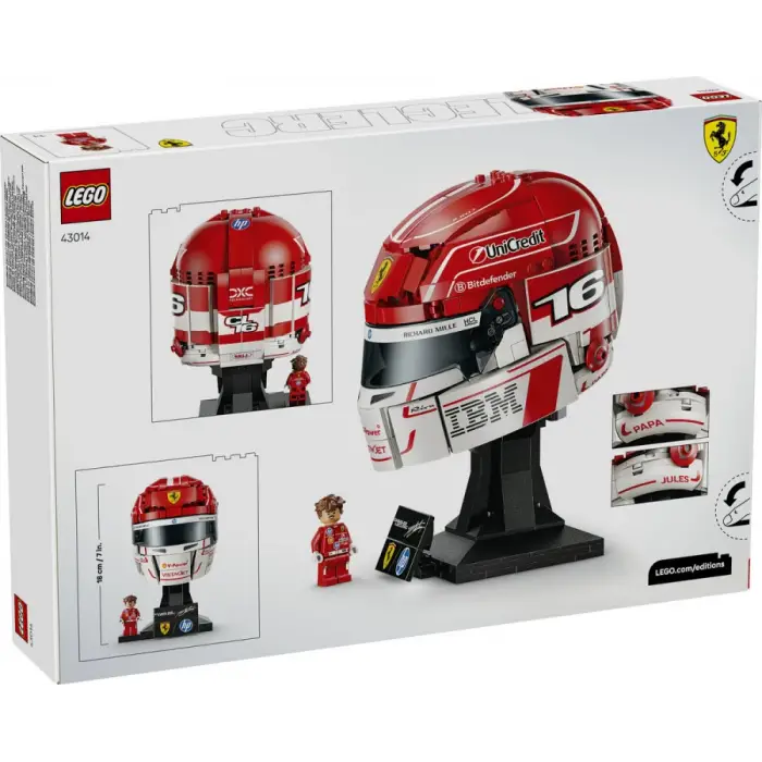 LEGO Editions Scuderia Ferrari HP Charles Leclerc Kaskı