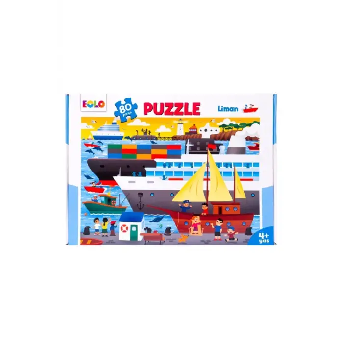 80 Parça Yer Puzzle – Liman - - Kolektif Kitabı