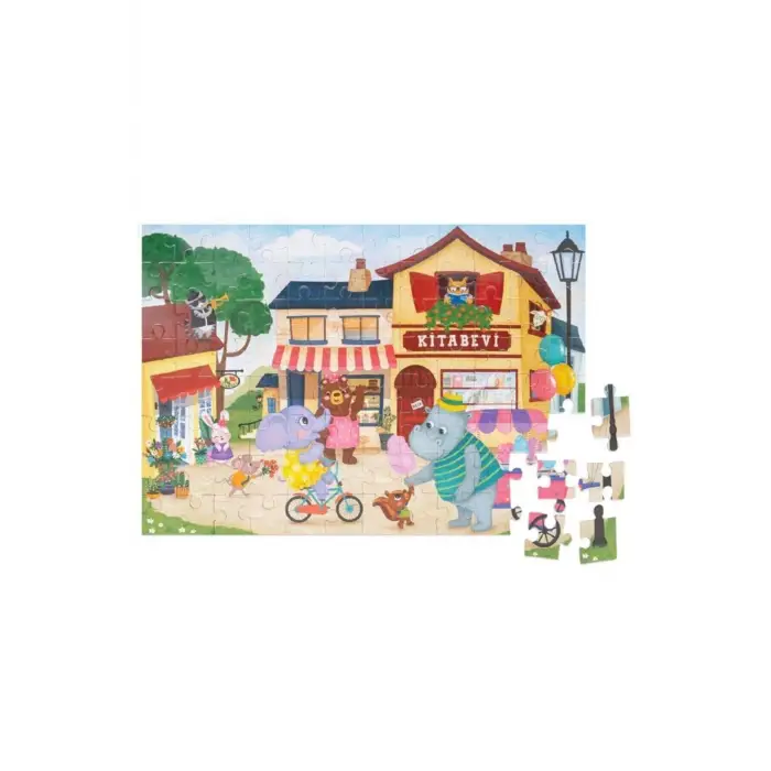 96 Parça Puzzlesevimli Mahalle Kolektif