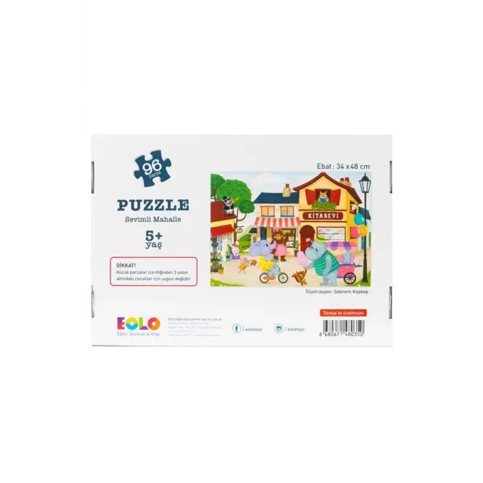 96 Parça Puzzlesevimli Mahalle Kolektif