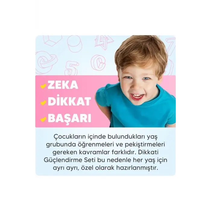 Adeda Dikkati Güçlendirme Seti 2 Yaş