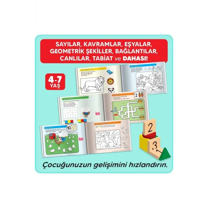Adeda Gelişimsel Aktivite Seti 4-7 Yaş