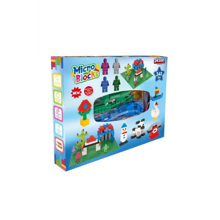 Akrobat Adamlı Mikro Bloklar 341 Parça - Yapı Blokları