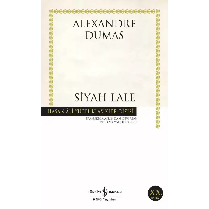 Alexandre Dumas Siyah Lale
