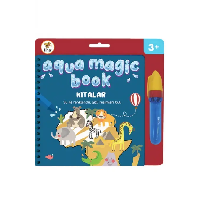 Aqua Magic Book Kıtalar (SİHİRLİ BOYAMA KİTABI)