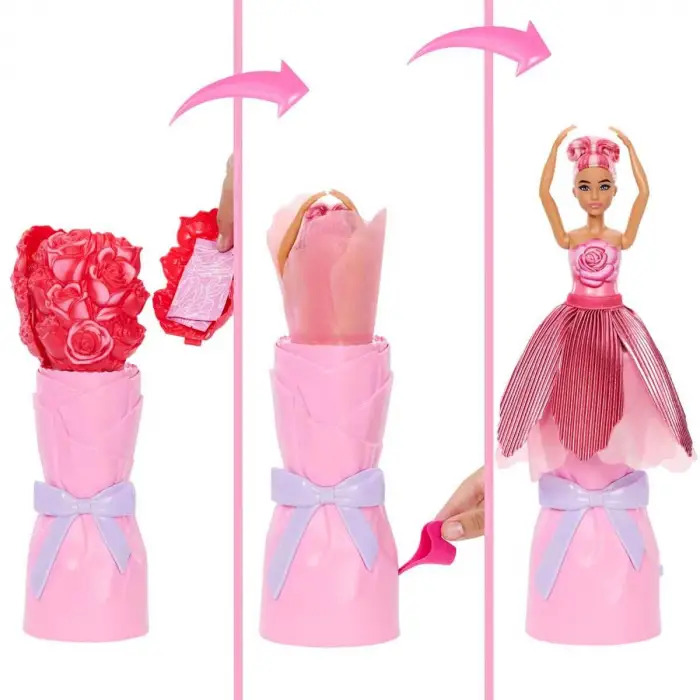 Barbie Petal Pop kırmızı gül