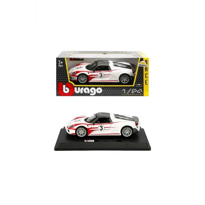 BBrurago 1:24 Porsche 918 Spyder Model Araba 18-28009