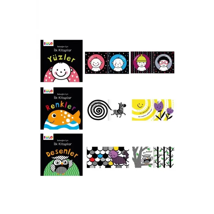 Bebeğim Için Ilk Kitaplar Seti - 3 Kitap