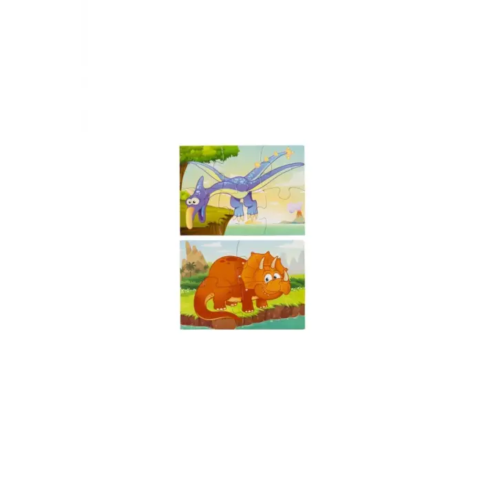 Bebek Puzzle 4 Mini Puzzle Dinozorlar Eolo