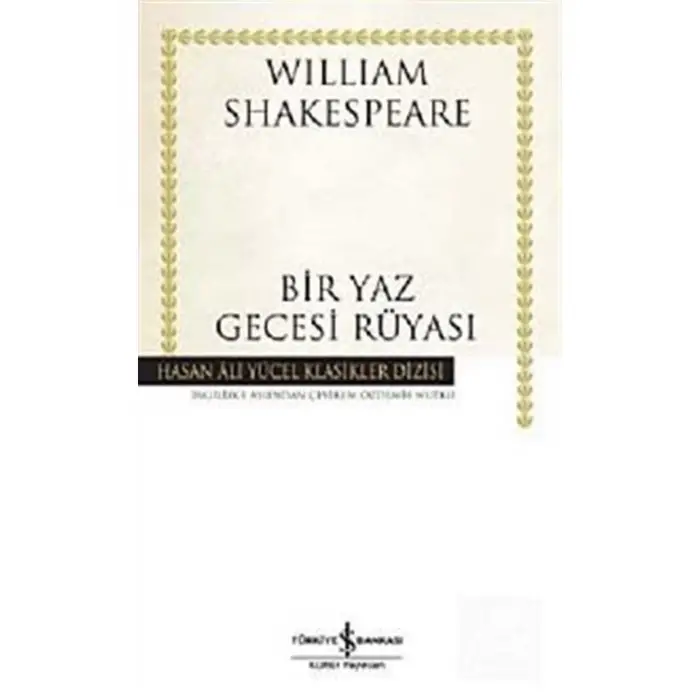 Bir Yaz Gecesi Rüyası (KARTON KAPAK)