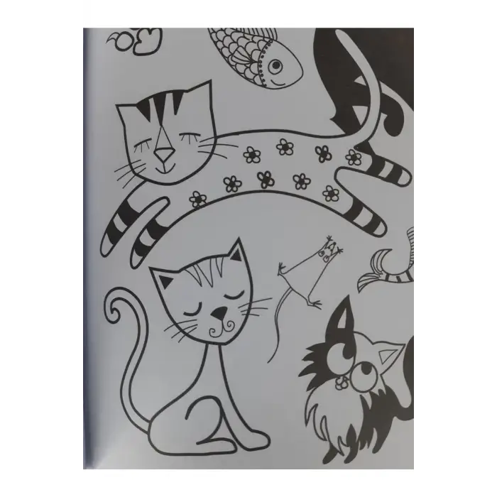 Boyama Kitabı - Coloring Book - 24x33,5 Cm