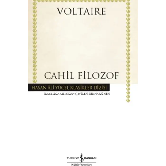 Cahil Filozof - Voltaire 9786254051548