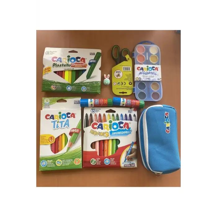 CARIOCA Carıoca Maxi Okul Seti - 8 parça Kutulu