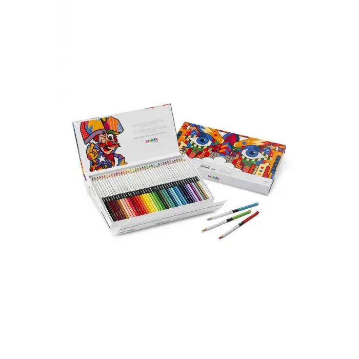 CARİOCA PLUS 4.0 KURU BOYA KALEMİ 40LI (SERT KUTU)