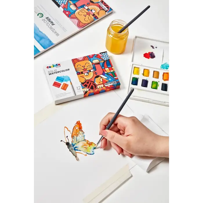 CARİOCA PLUS TABLET SULU BOYA 24LÜ (FIRÇALI)