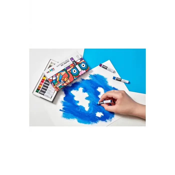 CARİOCA PLUS WATERSOLUBLE YAĞLI PASTEL 12Lİ (SUDA ÇÖZÜNÜR)