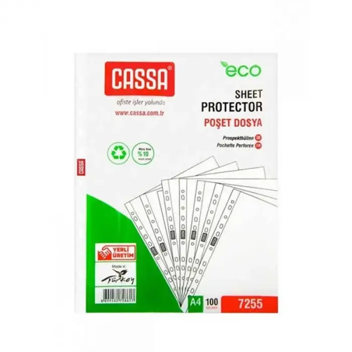 Cassa Eco Poşet Dosya  100 lü