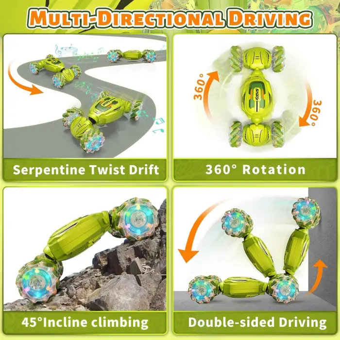 ÇİFT KONTROLLÜ ÇİFT TARAFLI AKROBAT ARABA