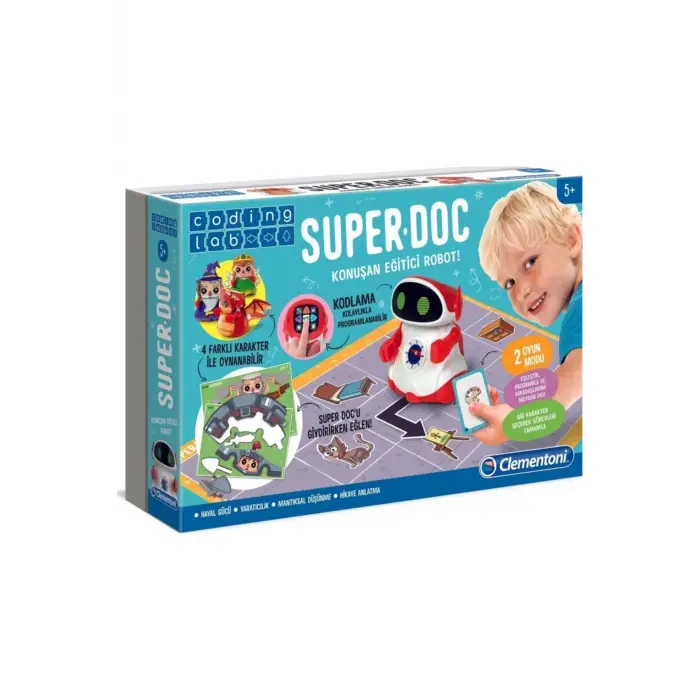 CLEMENTONI SuperDoc Eğitici Konuşan Robot (TK)