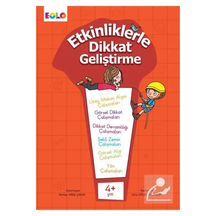 Dikkat Geliştirme Kitabı 4+ Yaş