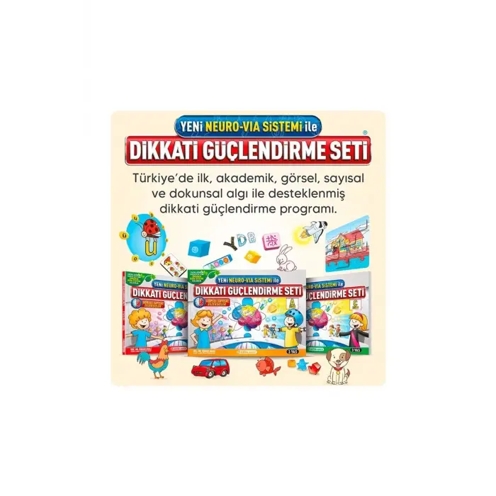 Dikkati Güçlendirme Seti Anasınıfı – 3 Yaş
