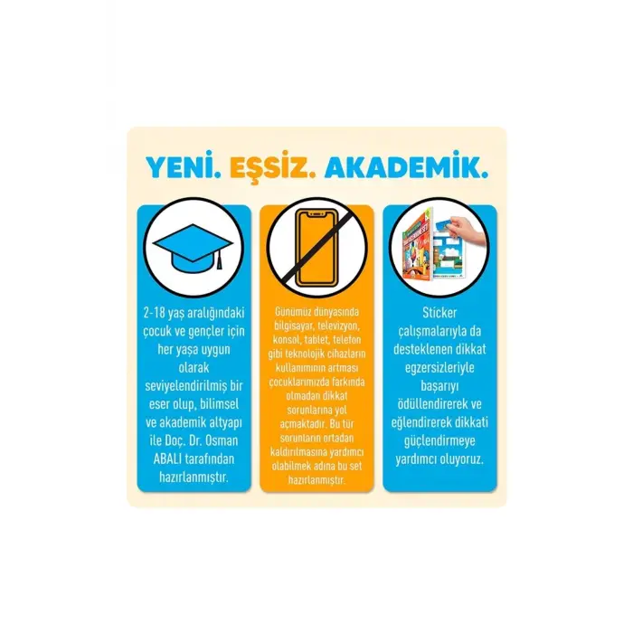 Dikkati Güçlendirme Seti Anasınıfı – 3 Yaş
