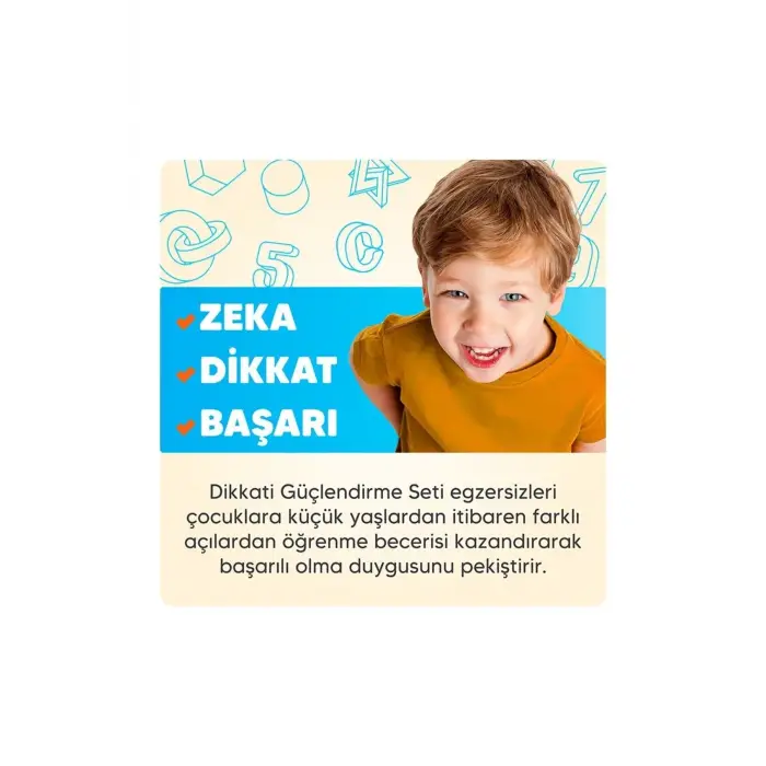 Dikkati Güçlendirme Seti Anasınıfı – 3 Yaş