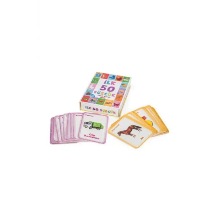 DIYTOY 1161 Flash Card İlk 50 Sözcük