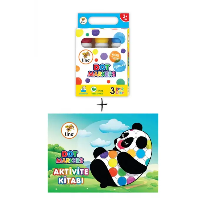 Dot Markers 3lı Aktivite Kitabı Seti