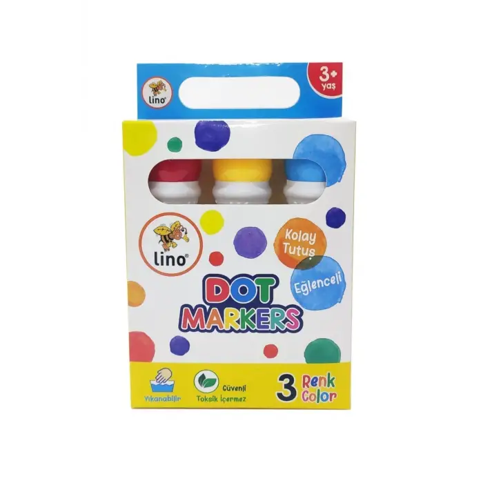 Dot Markers 3 Lü Yıkanabilir Boya Ln-603