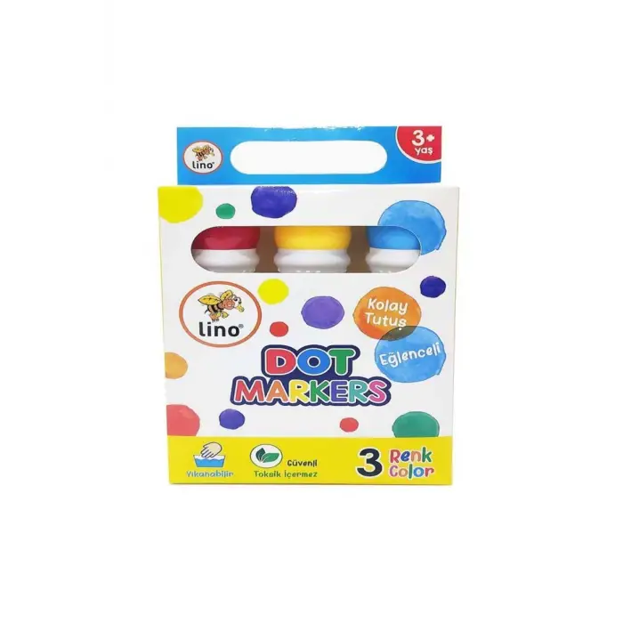 Dot Markers 3 Lü Yıkanabilir Boya Ln-603