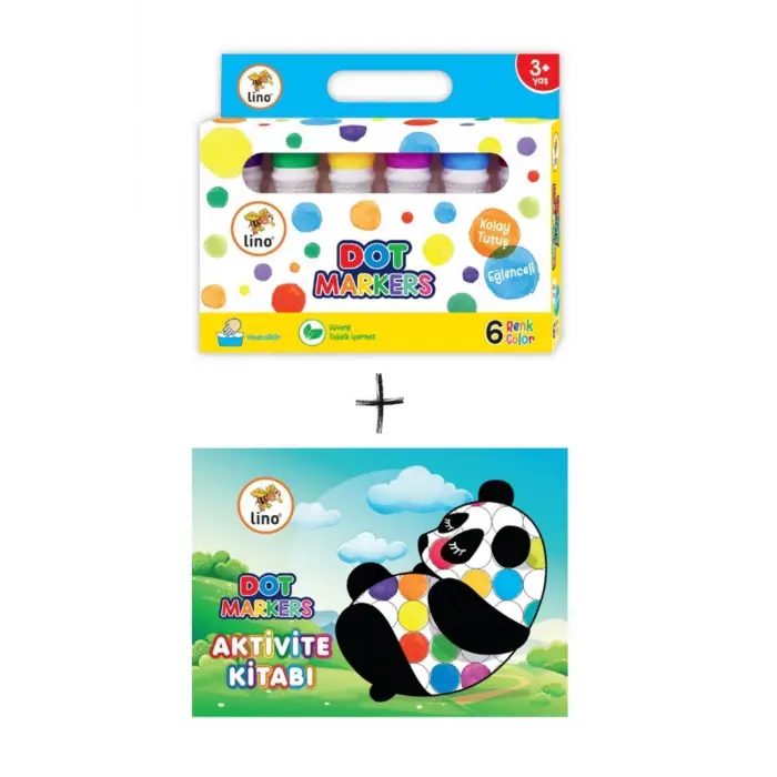 Dot Markers 6lı Aktivite Kitabı Seti