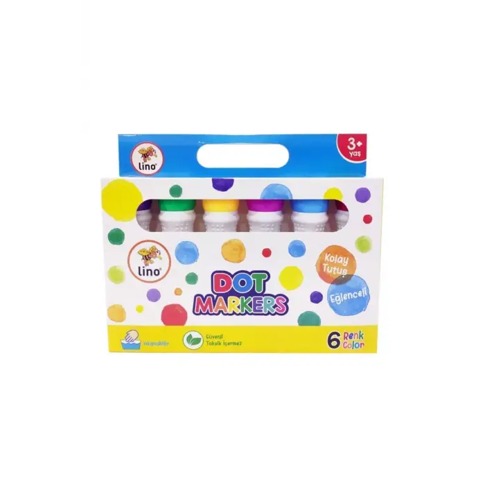 Dot Markers 6 Lı Yıkanabilir Boya Ln-606