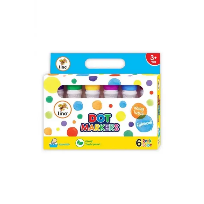 Dot Markers 6 Lı Yıkanabilir Boya Ln-606