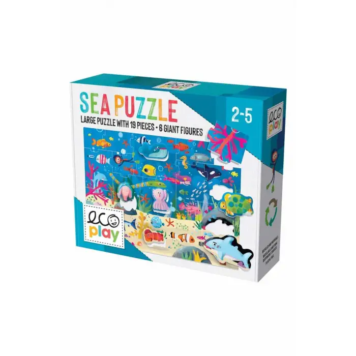 Ecoplay Shaped Puzzle Sea (2-5 YAŞ)