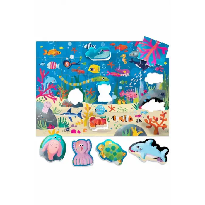 Ecoplay Shaped Puzzle Sea (2-5 YAŞ)