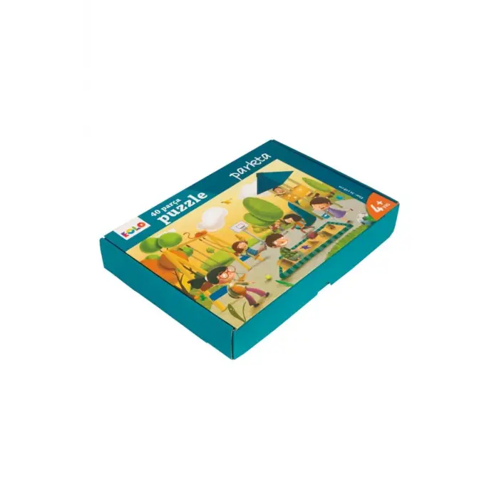 Eolo Parkta Eğitici Eğlenceli 40 Parça Puzzle