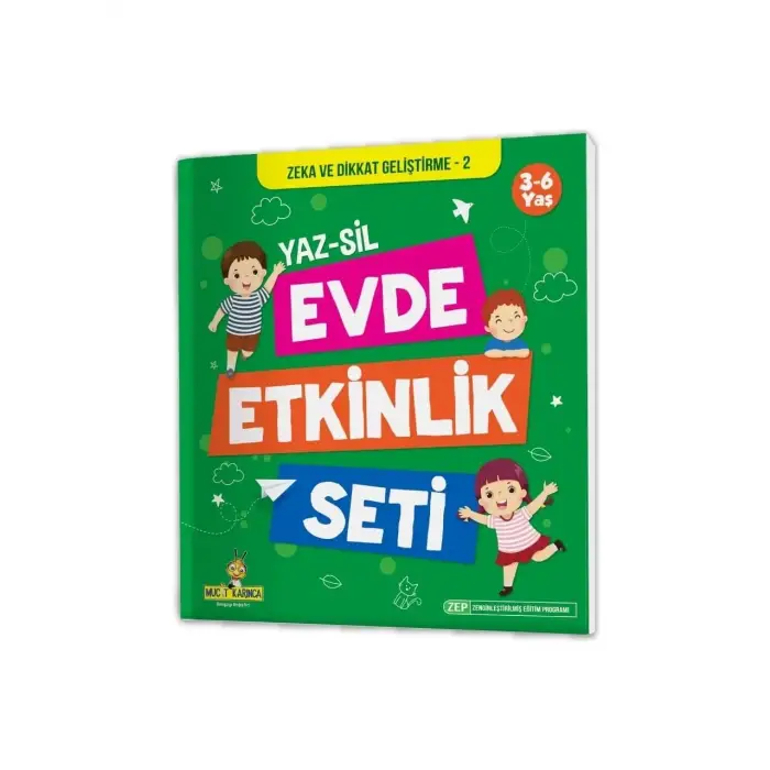 Evde Etkinlik Seti 3-6 Yaş