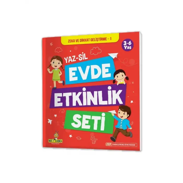 Evde Etkinlik Seti 3-6 Yaş