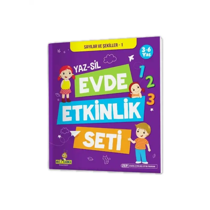 Evde Etkinlik Seti 3-6 Yaş