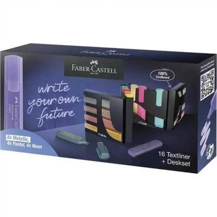 Faber-Castell Textliner 46 16Lı Fosforlu Kalem seti
