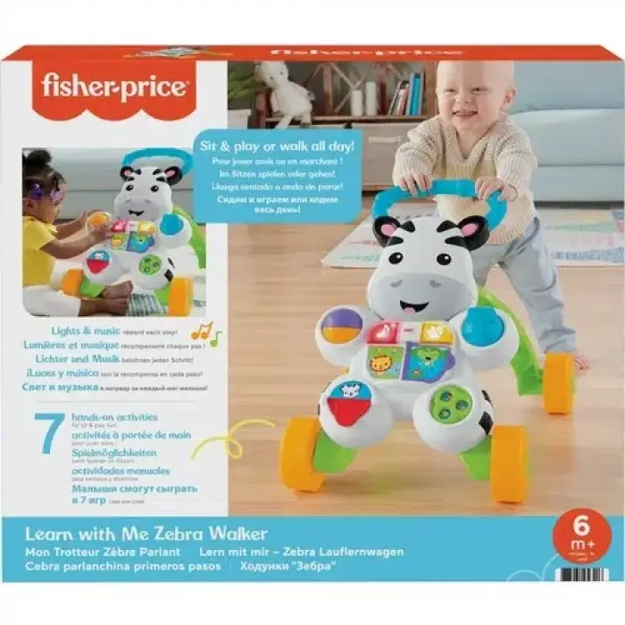Fisher Price Melodili Zebra Yürüteç