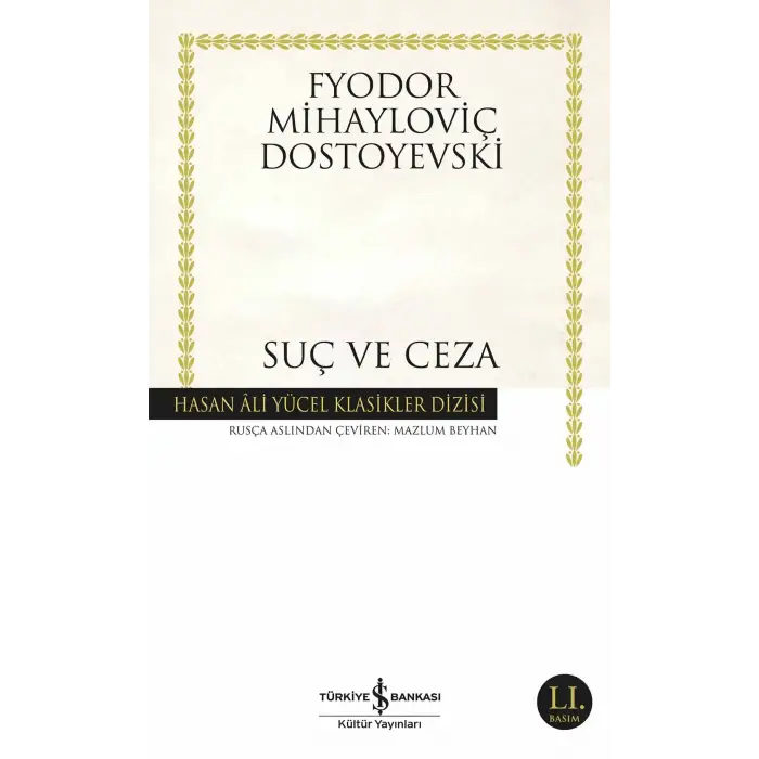 Fyodor Mihayloviç Dostoyevski Suç Ve Ceza